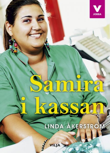 Lättläst bok om yrken, ingår i serien Vilja jobba. författare Linda Åkerström, Vilja förlag