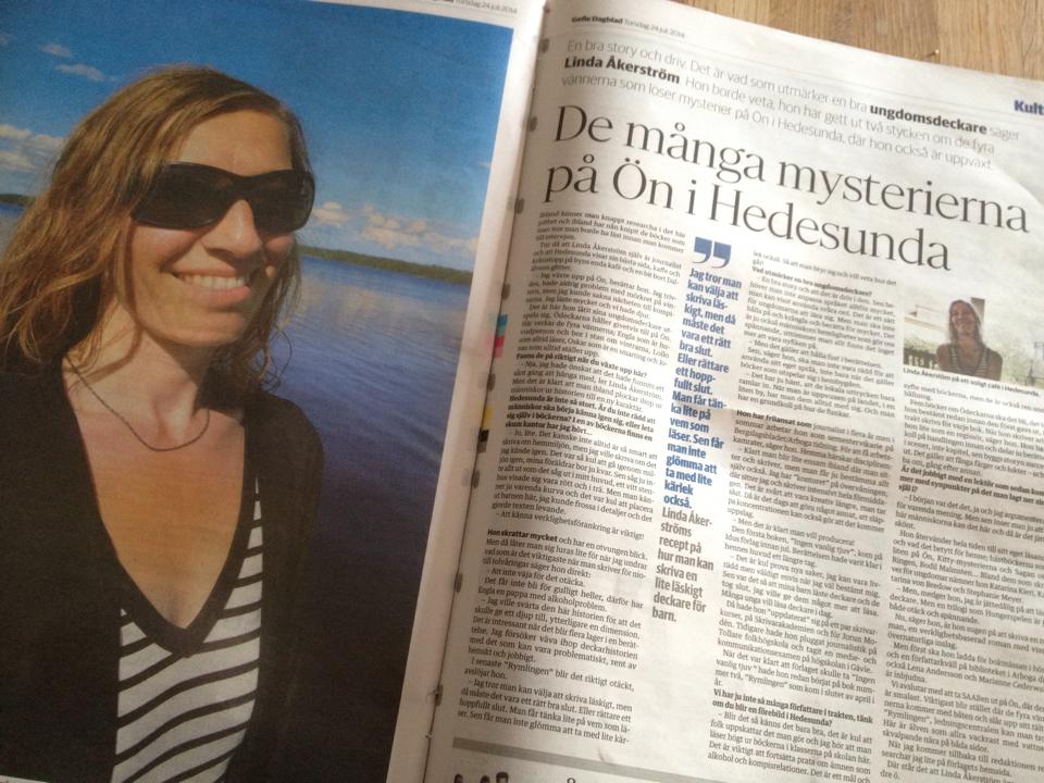 Reportage Linda Åkerström Gefle Dagblad