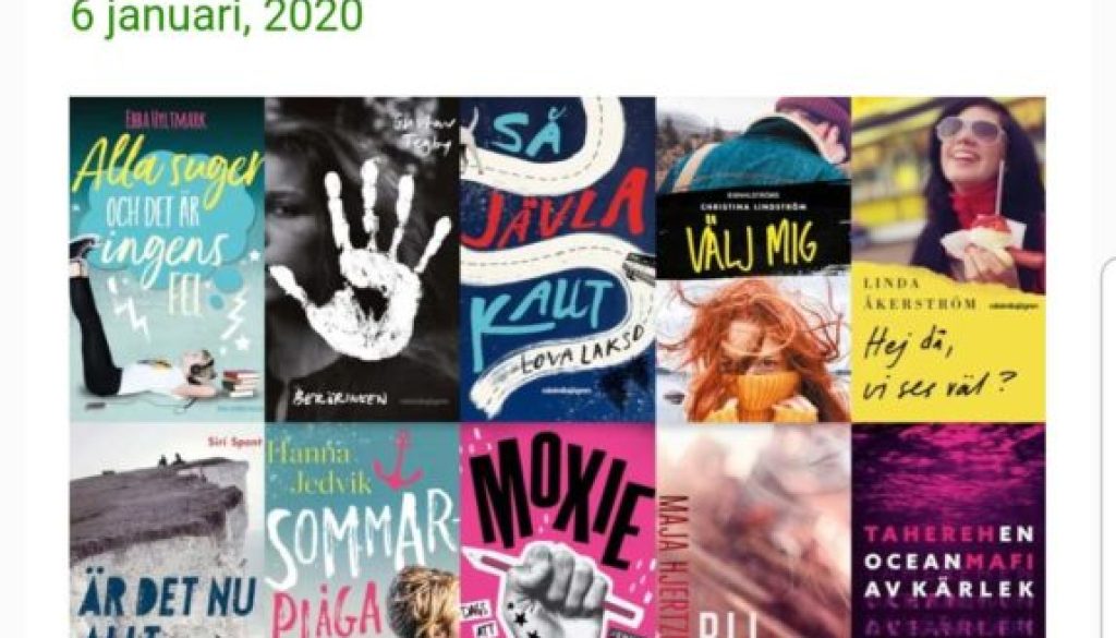 Lista över 10 bra ungdomsböcker 2019